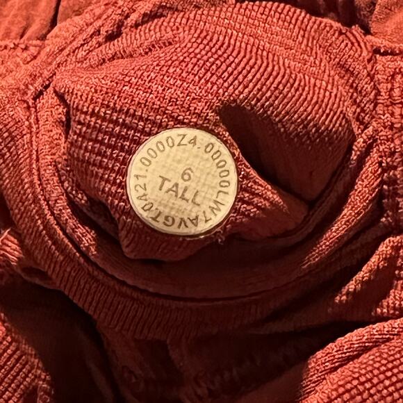 Lululemon Hotty Hot Shorts Women's Size 6 Tall Chianti Pink Lined Running Active - Picture 10 of 10